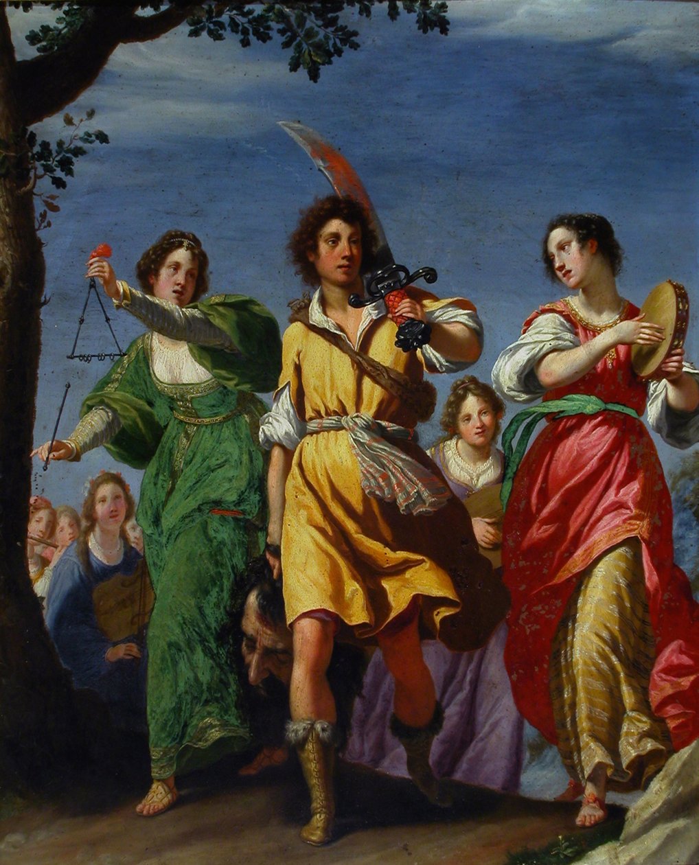 Il trionfo di Davide, 1610 da Matteo Rosselli