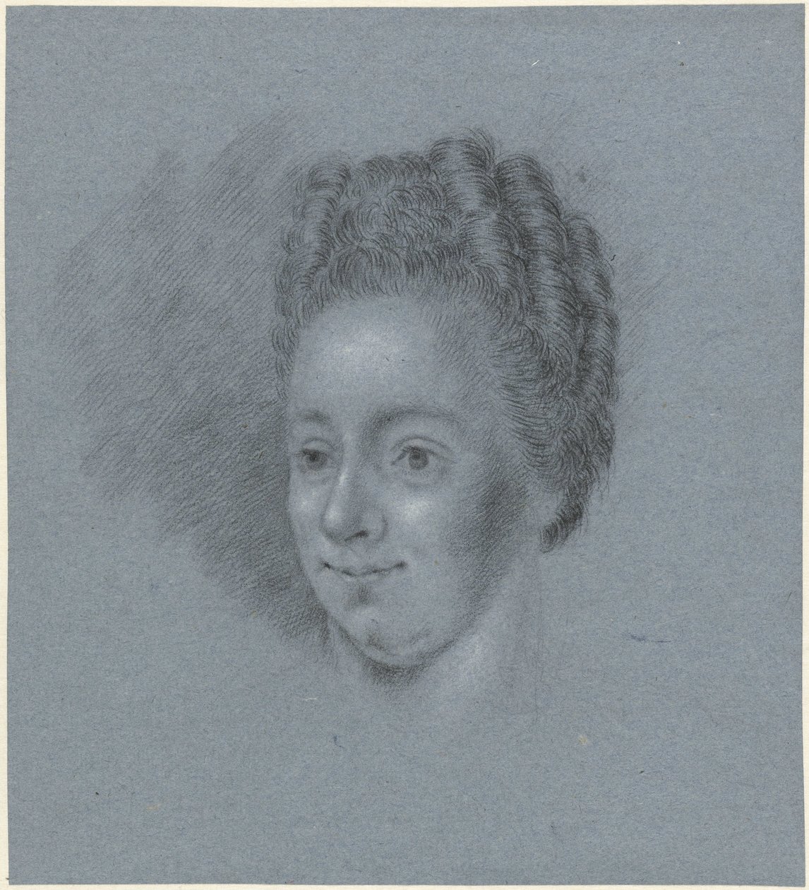 Ritratto di una donna, verso sinistra da Mattheus Verheyden