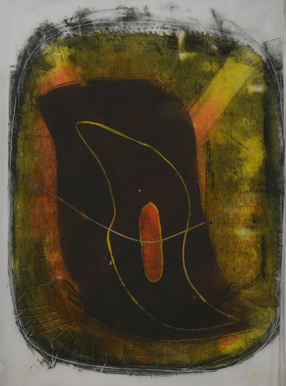 tabla due, 2020 (linoleografia) da Matthew Hilton