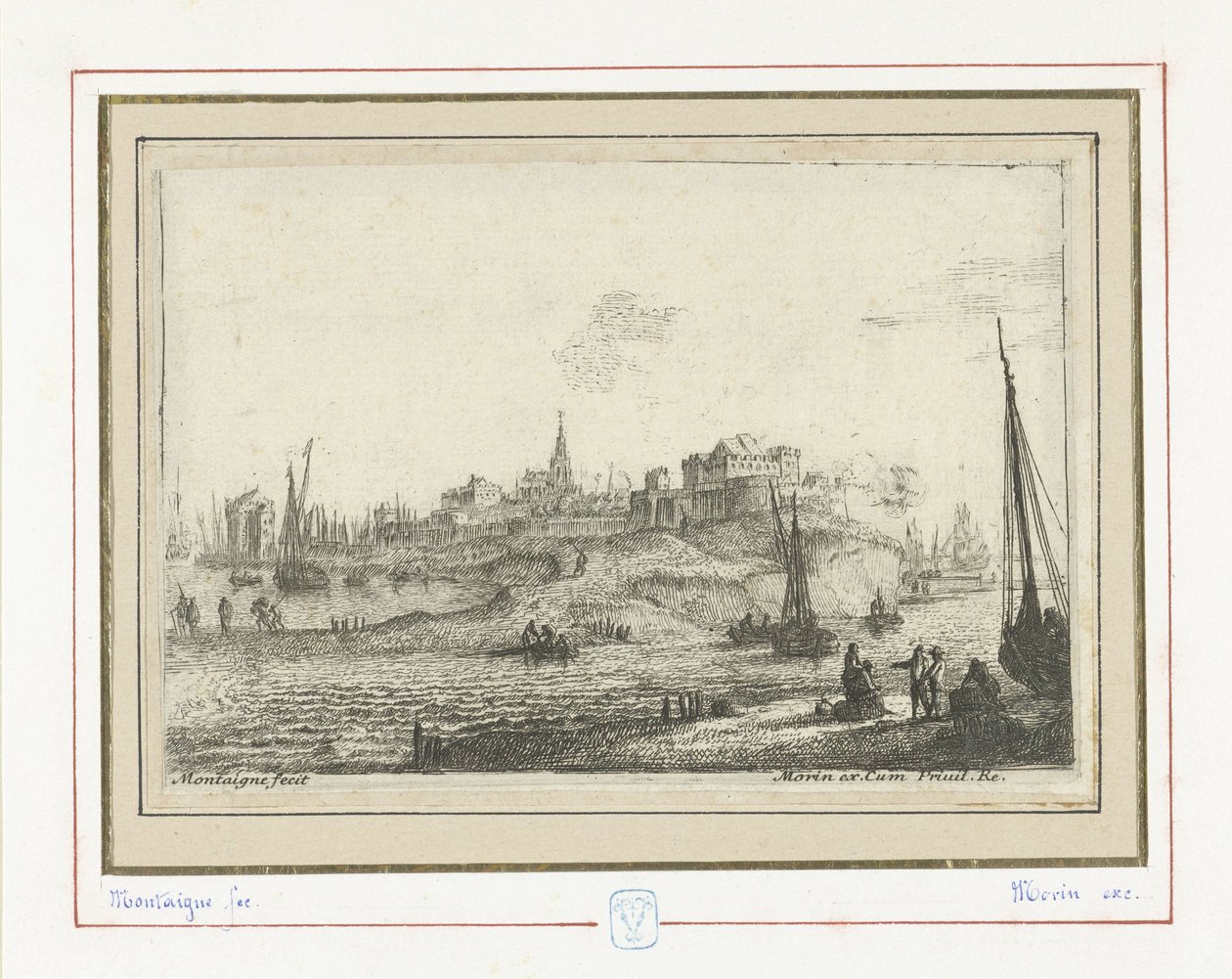 Città su una penisola da Matthieu van Plattenberg