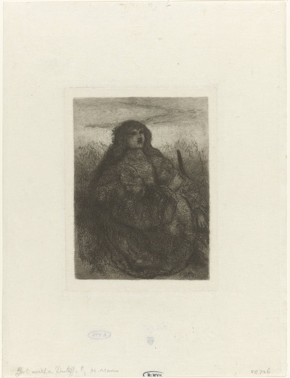 Donna in un paesaggio da Matthijs Maris