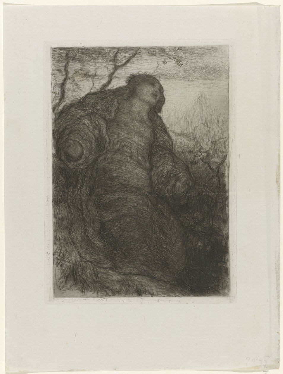 Donna sotto un albero da Matthijs Maris