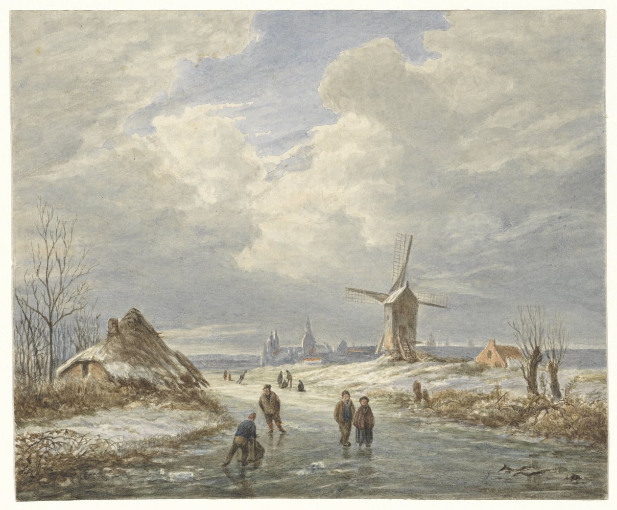 Paesaggio invernale da Matthijs Maris