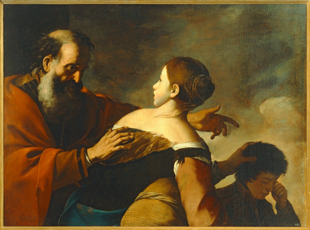 Abramo e Agar. 10010031 ... da Mattia (1613 99) Preti