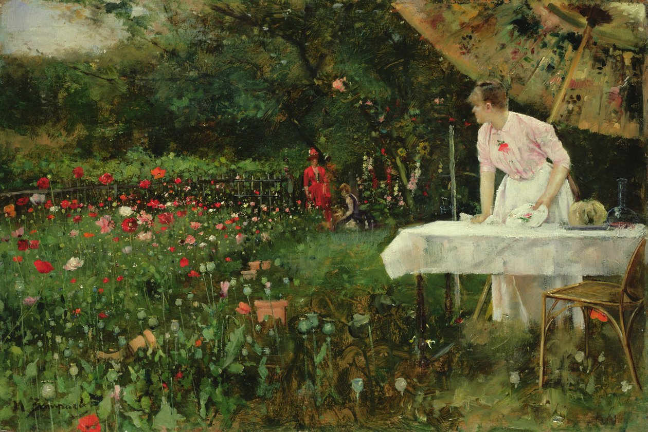 Il giardino dei papaveri da Maurice Bompard