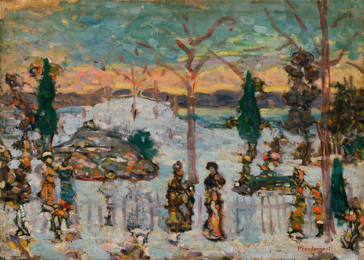 Neve in aprile da Maurice Brazil Prendergast