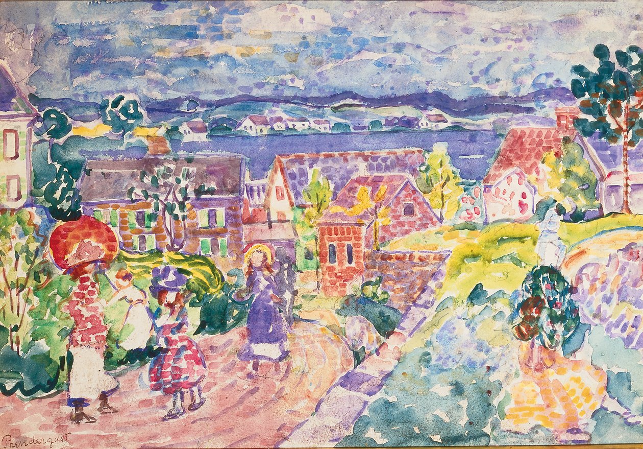 Colline del lato sud, c.1912-13 da Maurice Brazil Prendergast