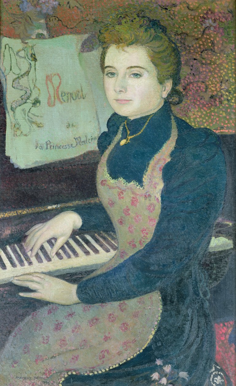 Marthe al pianoforte o, Minuetto della Principessa Maleine da Maurice Denis