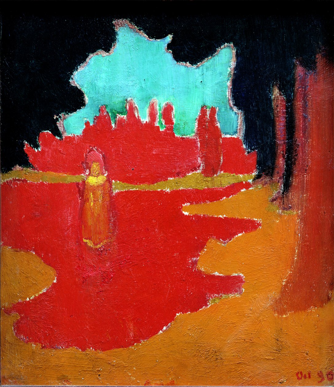 Macchie solari sulla terrazza, 1890 da Maurice Denis