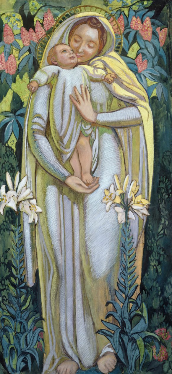 La Vergine con un bacio, 1919 da Maurice Denis