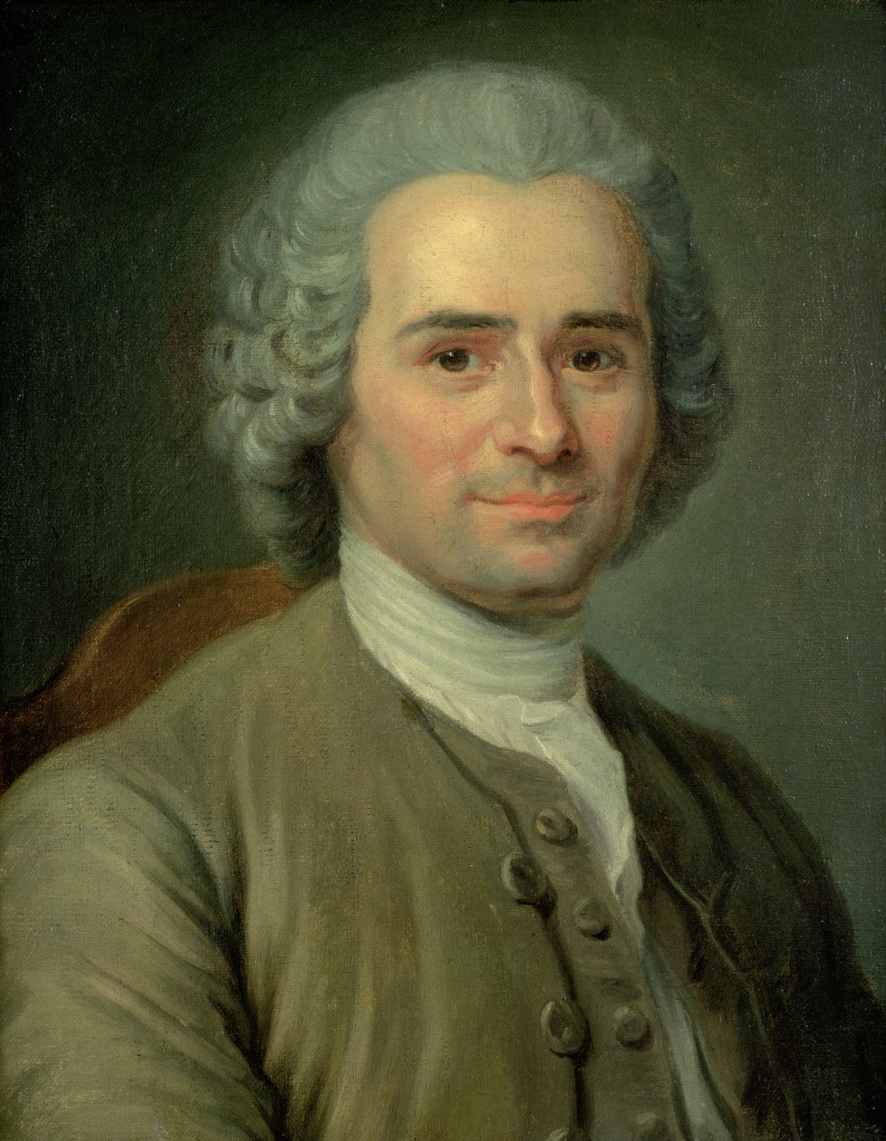 Jean-Jacques Rousseau (1712-78) da Maurice Quentin de La Tour