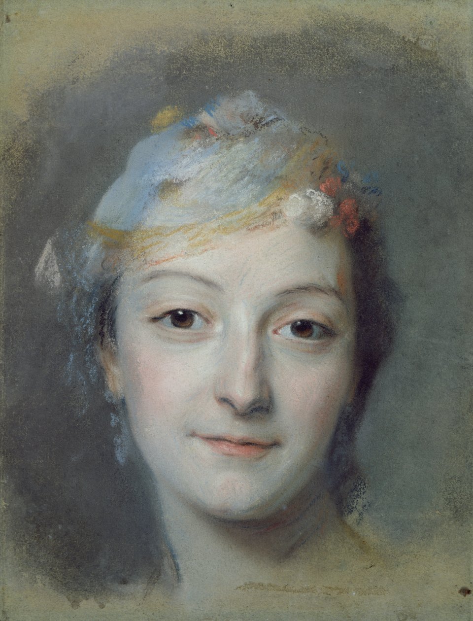 Ritratto di Marie Fel (1713-78) da Maurice Quentin de La Tour