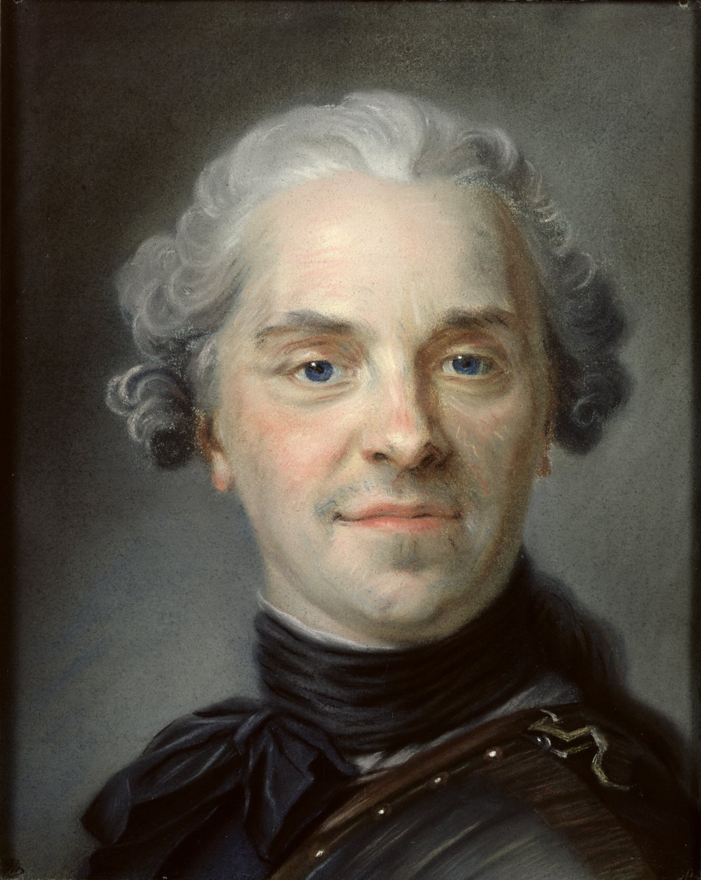 Ritratto di Maurice, Conte di Sassonia (1696-1750) 1747 (pastello) da Maurice Quentin de La Tour