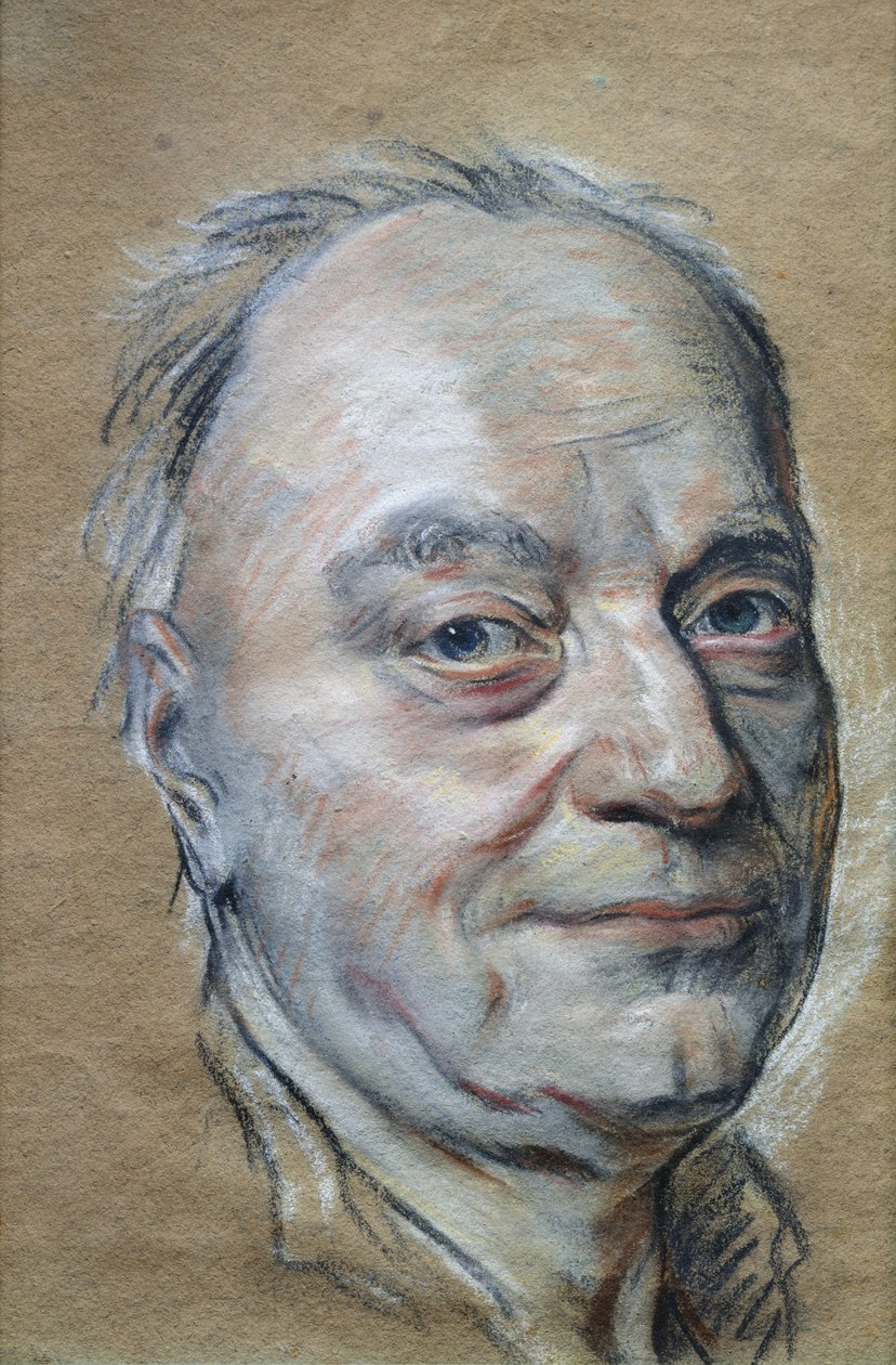 Ritratto di Prosper Jolyot de Crebillon da Maurice Quentin de La Tour