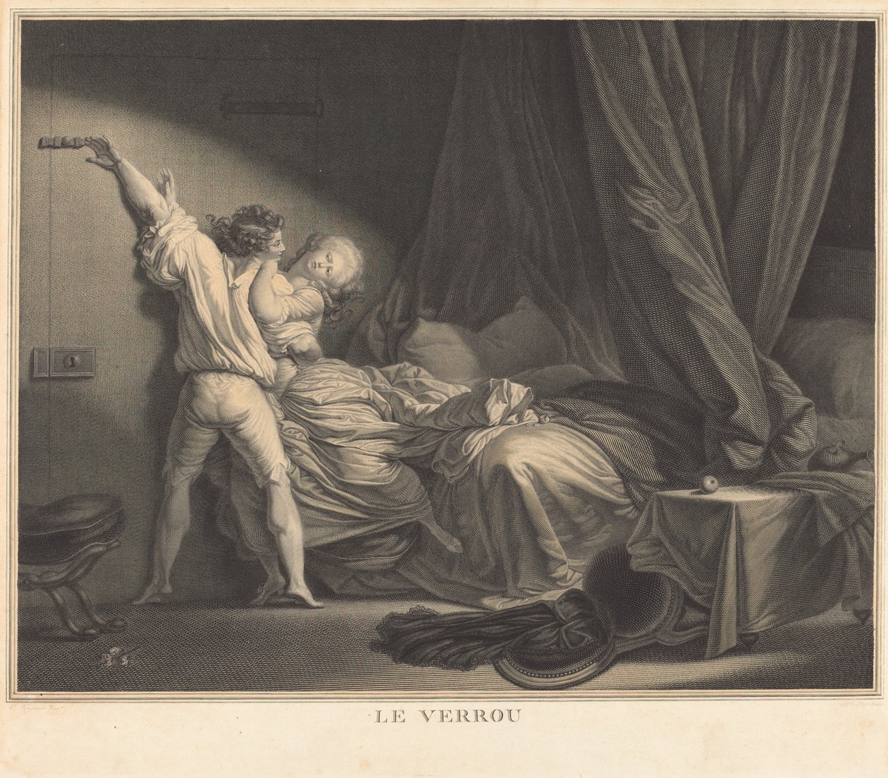 Le Verrou da Maurice Blot after Jean Honoré Fragonard