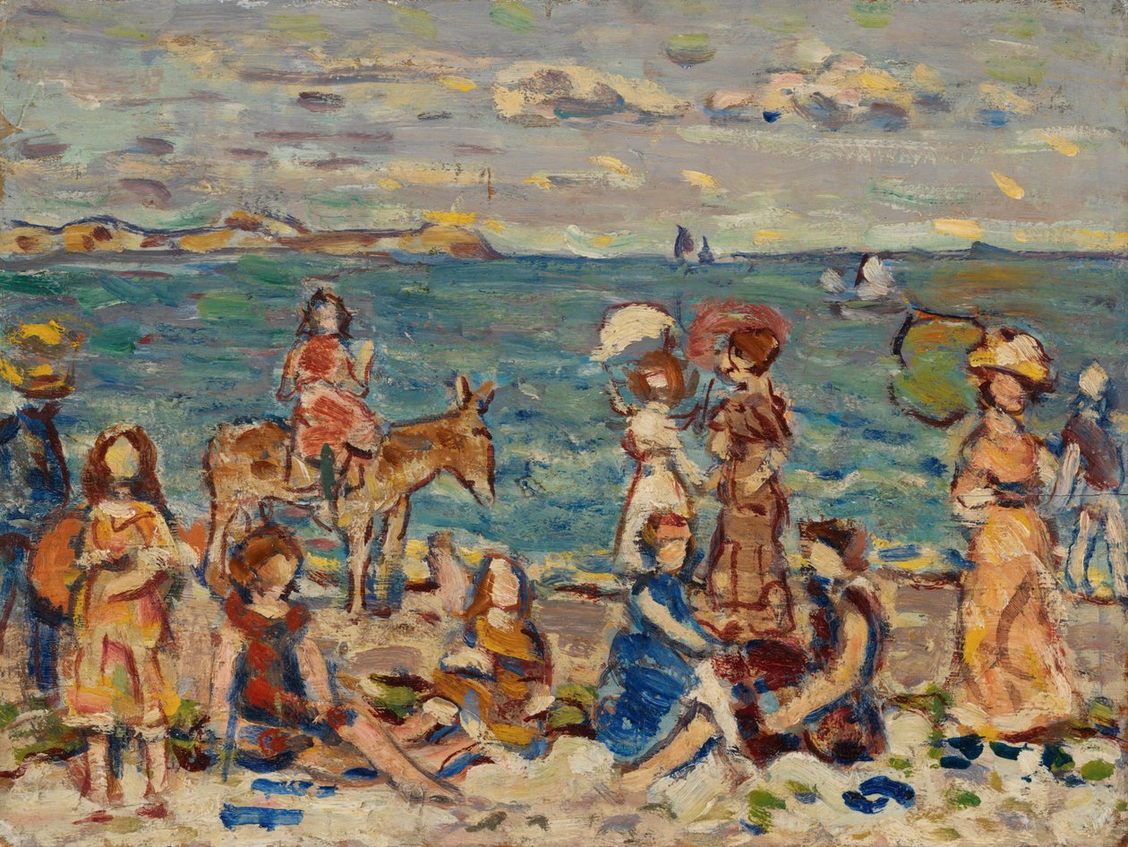 In spiaggia da Maurice Brazil Prendergast