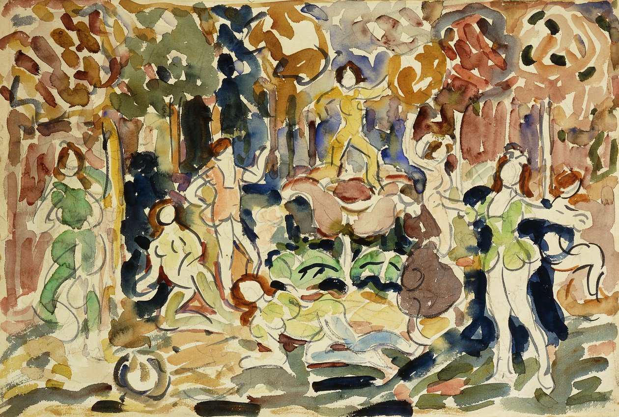 Figure Danzanti, c.1910-13 da Maurice Brazil Prendergast