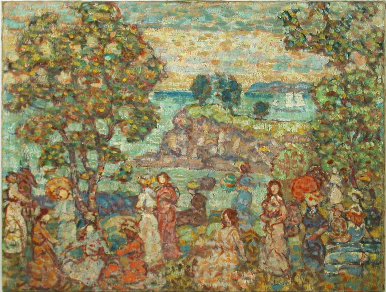 Paesaggio (Scena di spiaggia) da Maurice Brazil Prendergast