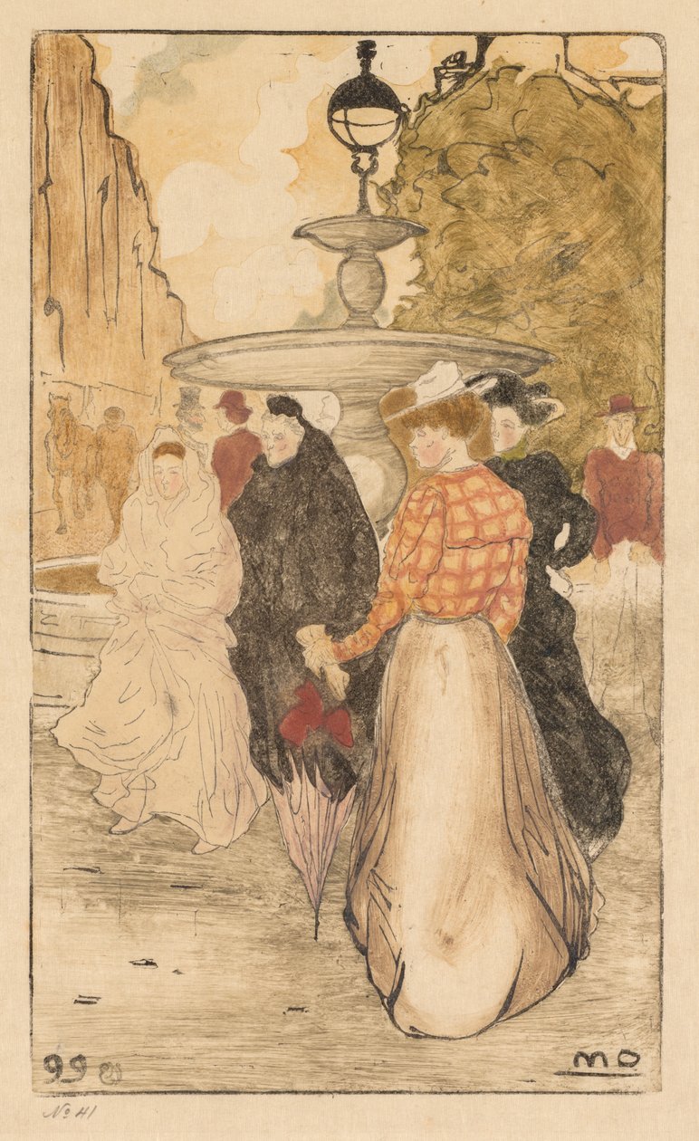 Place Saint Georges, 1899 da Maurice Delcourt