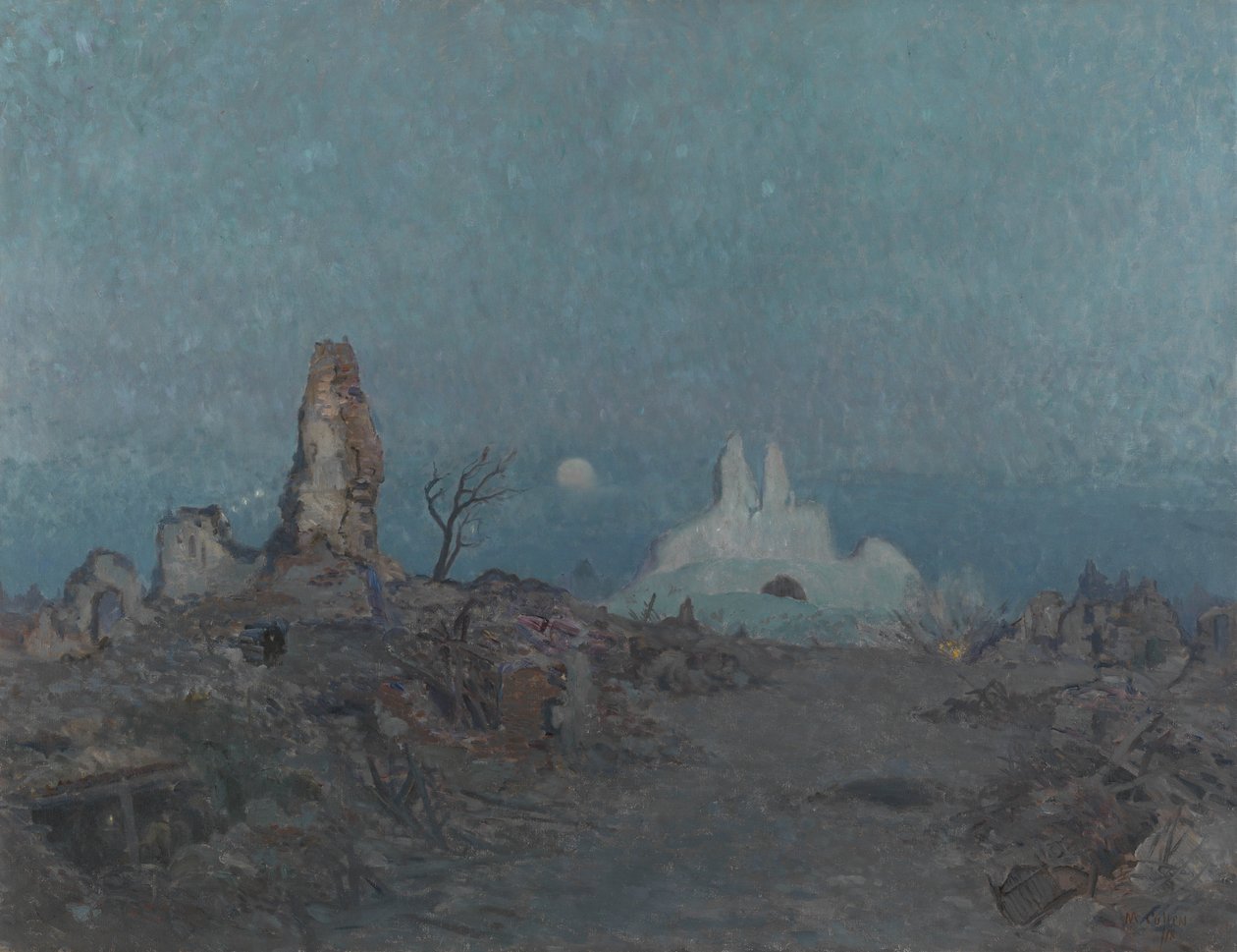 La strada affondata, Hangard, 1918 da Maurice Galbraith Cullen