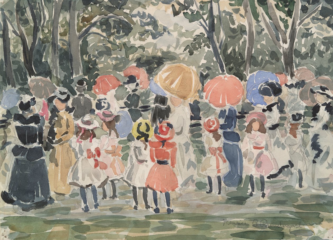 Nel parco da Maurice Brazil Prendergast