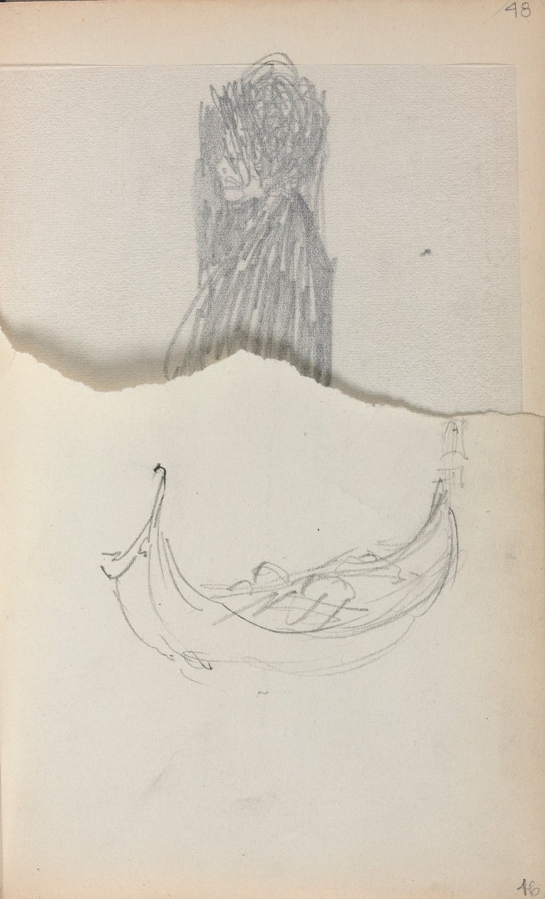 Sketchbook italiano: Gondola (pagina 46) da Maurice Prendergast
