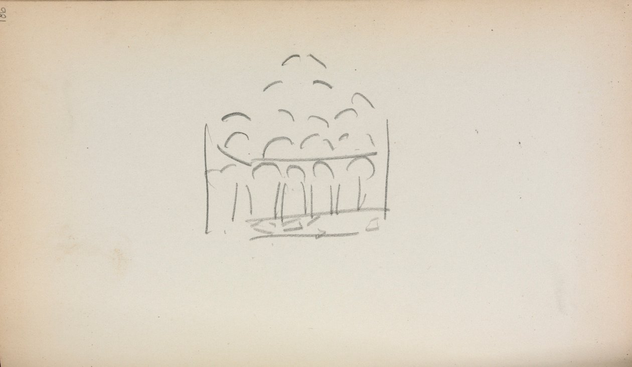 Sketchbook italiano: San Marco (pagina 186) da Maurice Prendergast