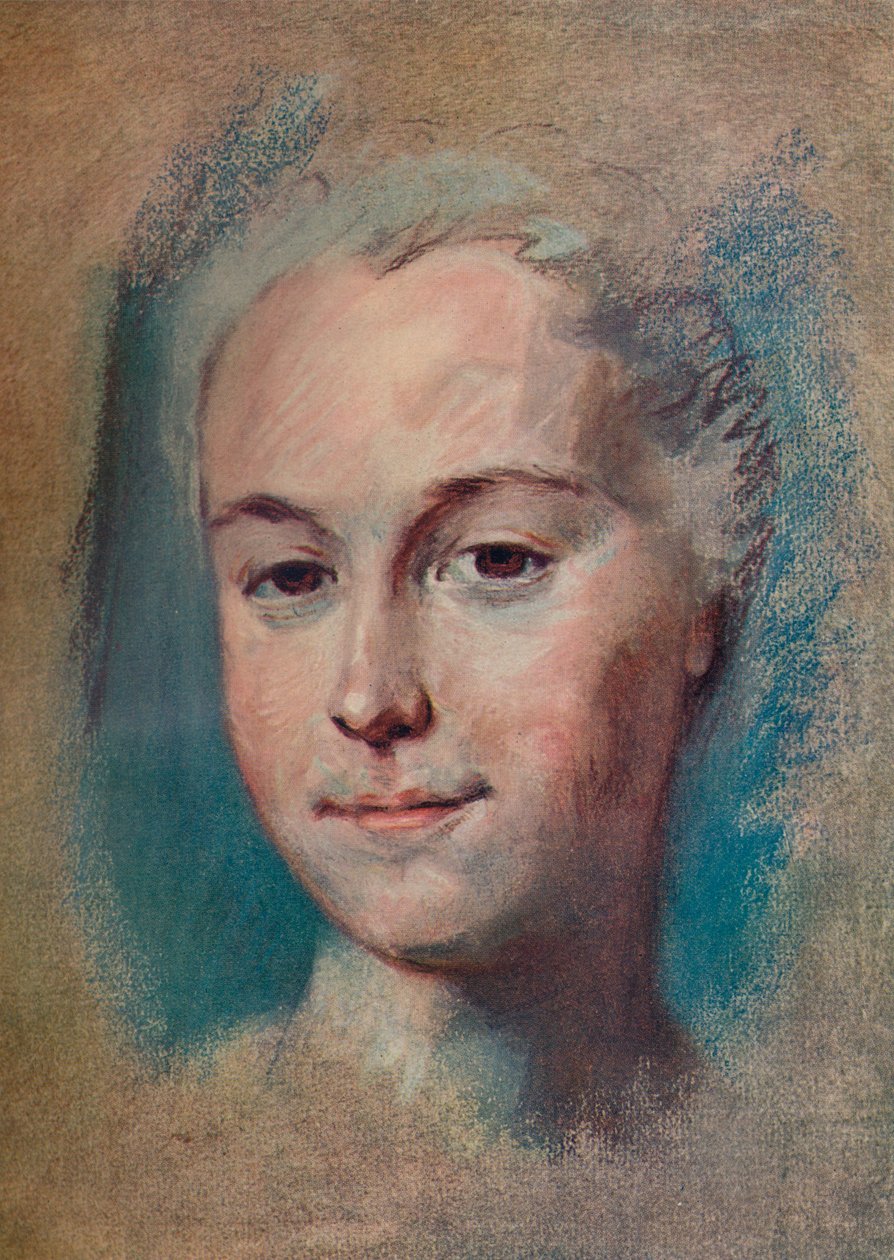 La Camargo, c1743 da Maurice Quentin de La Tour
