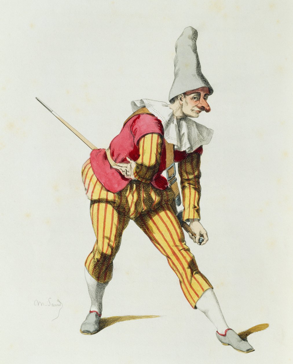 Giangurgolo nel 1625, di Maurice Sand da Maurice Sand