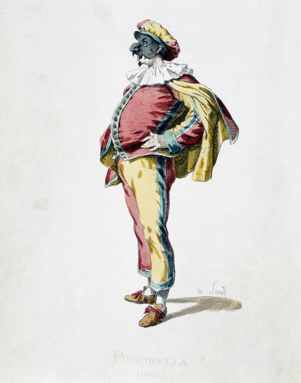 Pulcinella (Polichinelle) da Maurice Sand