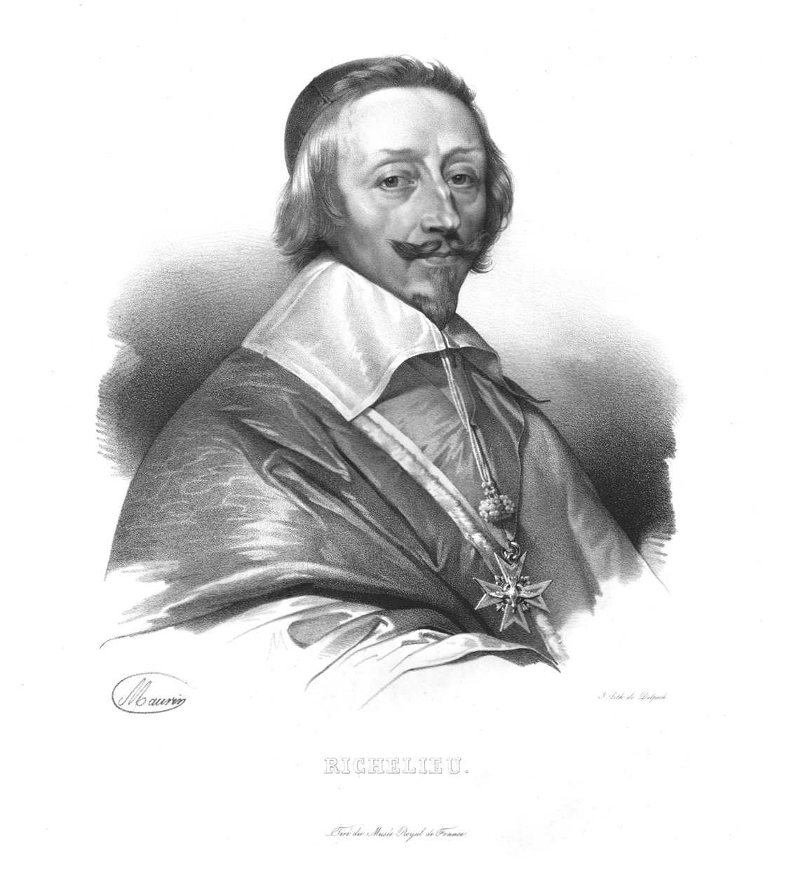 Cardinale Richelieu, c1820s da Maurin