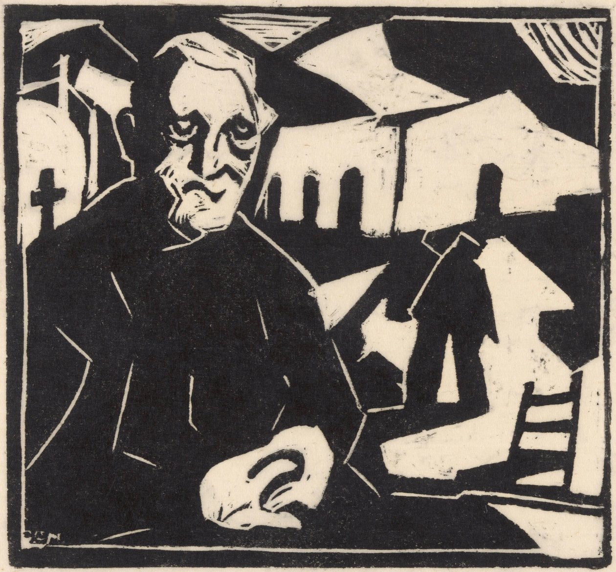Uomo seduto da Maurits de Groot (signed by artist)
