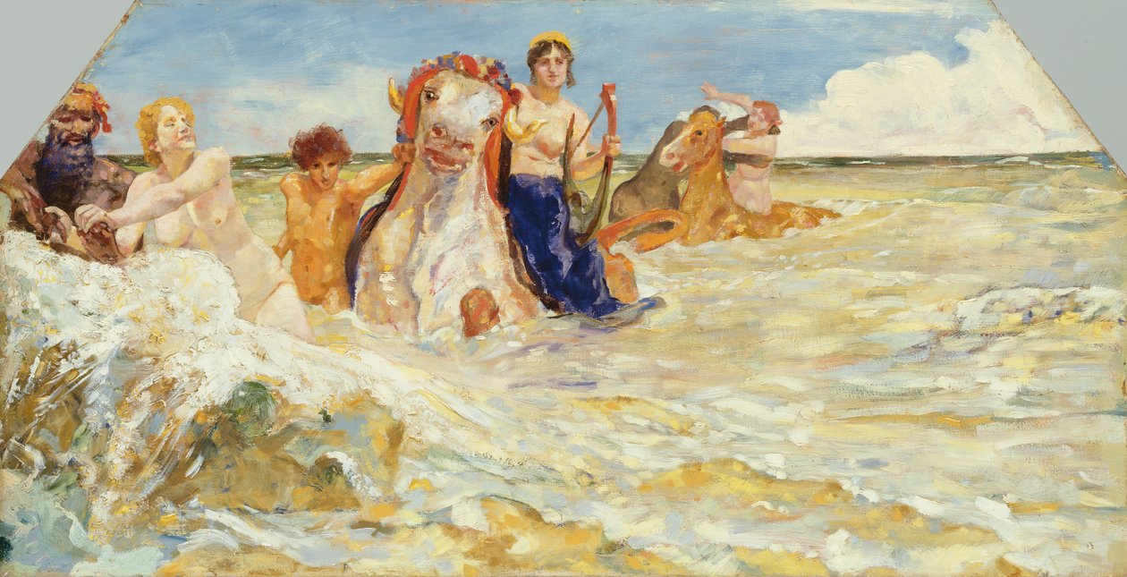 Dei del Mare tra le Onde, 1884-85 da Max Klinger