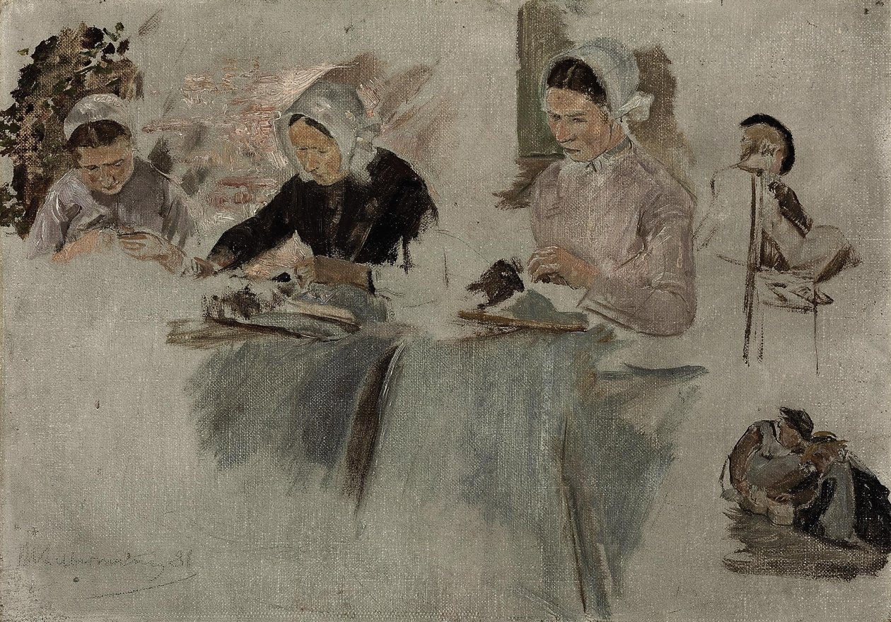 Merlettaie del Brabante da Max Liebermann