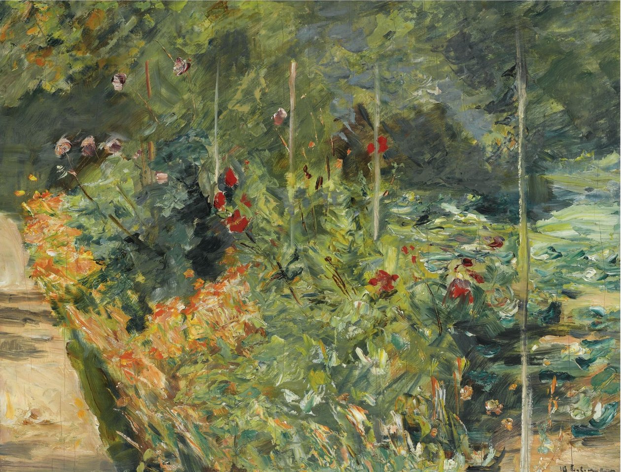 Il giardino utile a Wannsee verso ovest da Max Liebermann