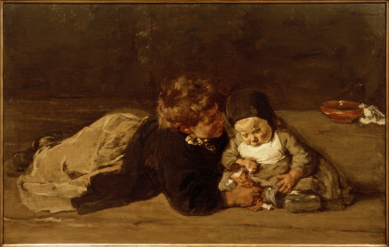 Fratelli - Bambini che giocano da Max Liebermann