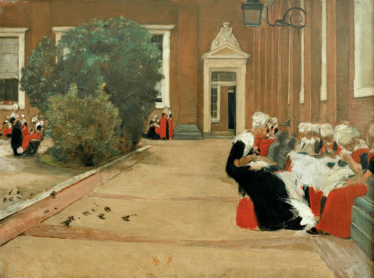Ragazze orfane di Amsterdam da Max Liebermann