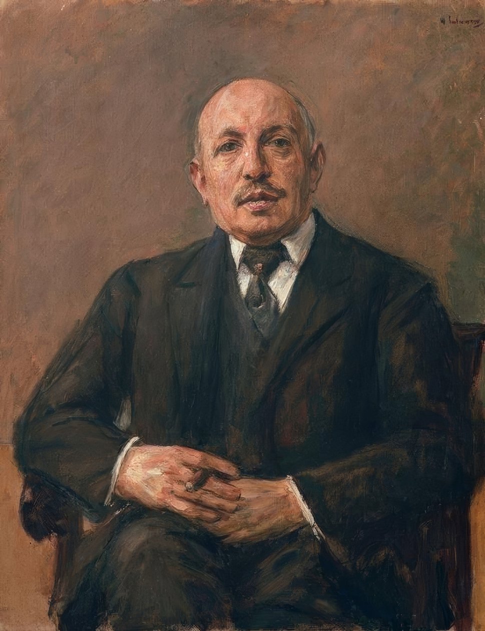 Samuel Fischer / Dipinto di Lieberman da Max Liebermann