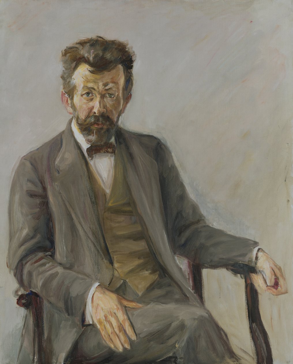 Il poeta Richard Dehmel, 1909 da Max Liebermann
