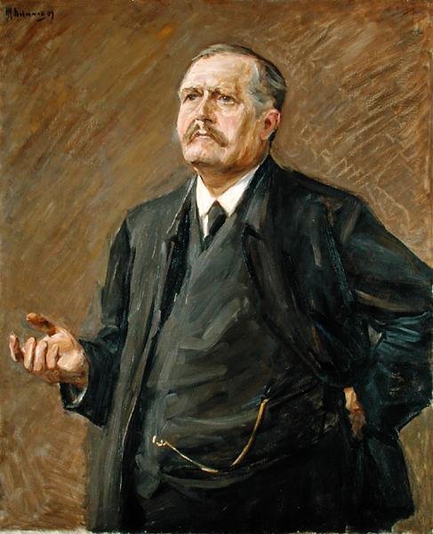 Il Teologo e Politico Sociale, Friedrich Naumann (1860-1919), 1909 da Max Liebermann