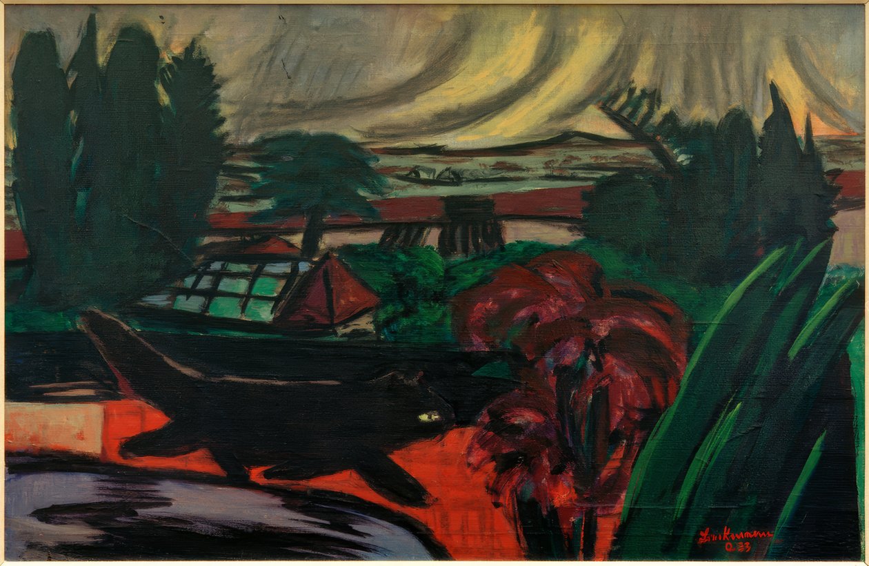 Giardino serale nel temporale da Max Beckmann
