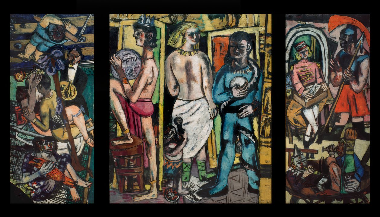 Acrobati da Max Beckmann