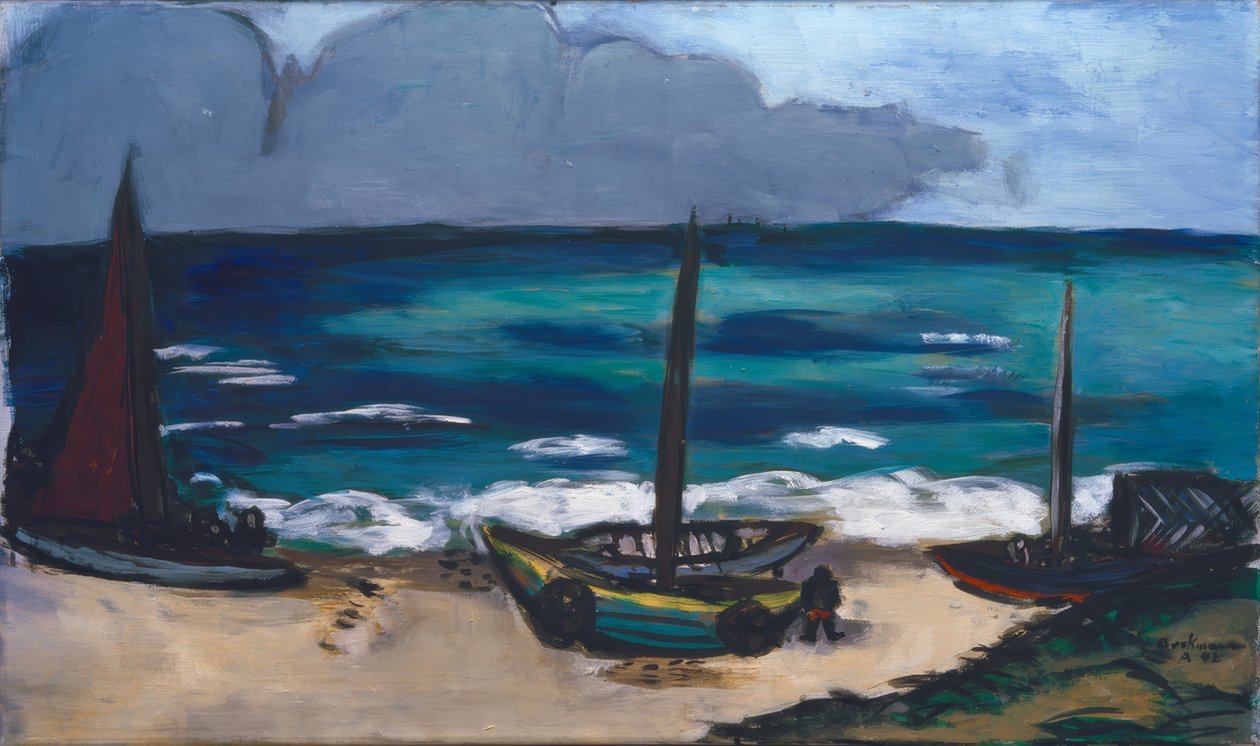 Temporale in arrivo sul mare da Max Beckmann