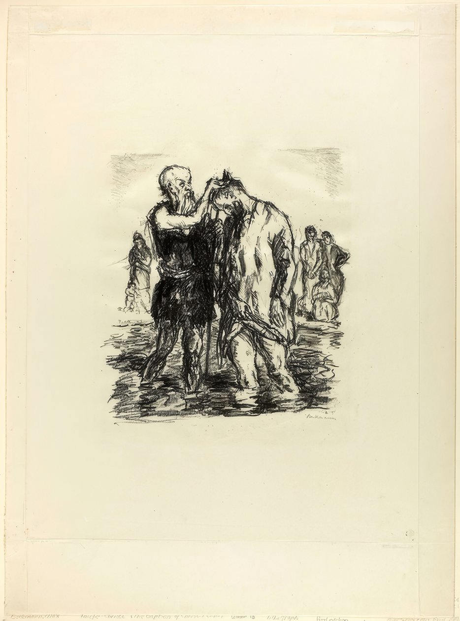 Battesimo di Cristo da Max Beckmann