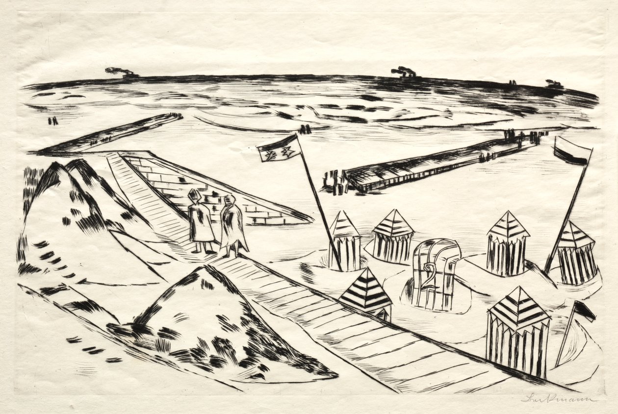 Spiaggia da Max Beckmann