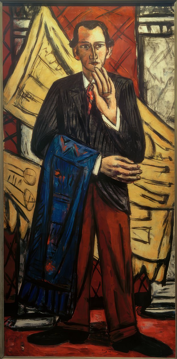 Ritratto di un mercante di tappeti da Max Beckmann