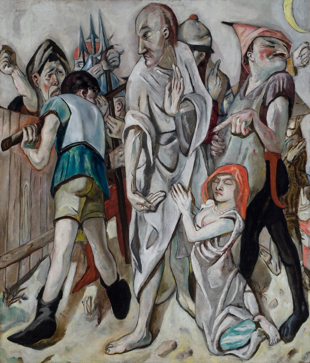Cristo e il peccatore da Max Beckmann