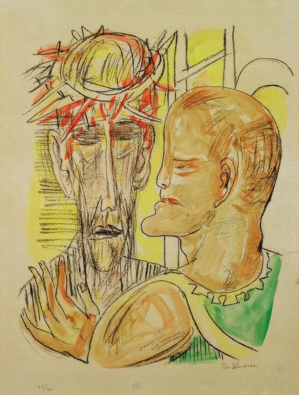 Cristo e Pilato da Max Beckmann