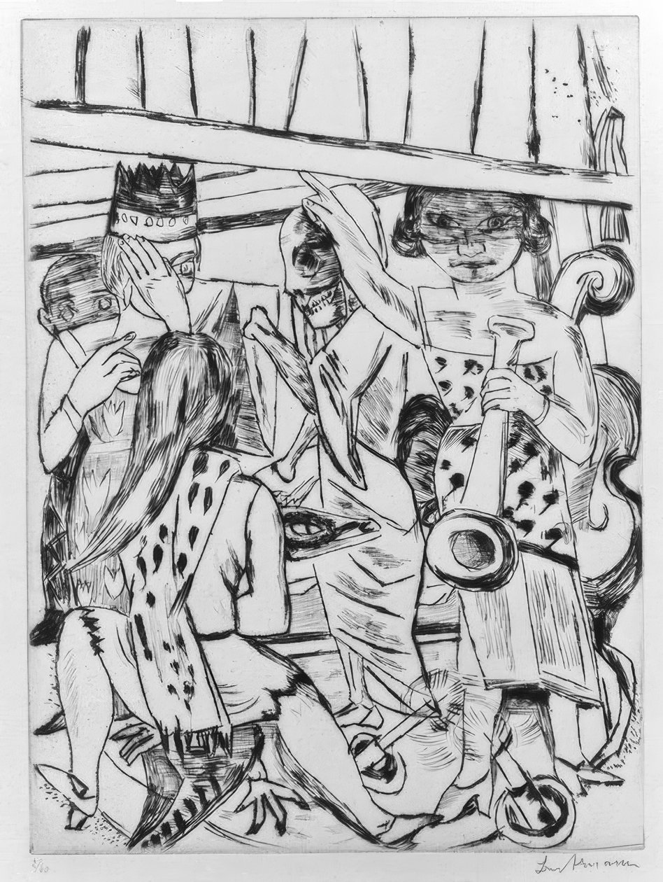 Il sipario si alza da Max Beckmann