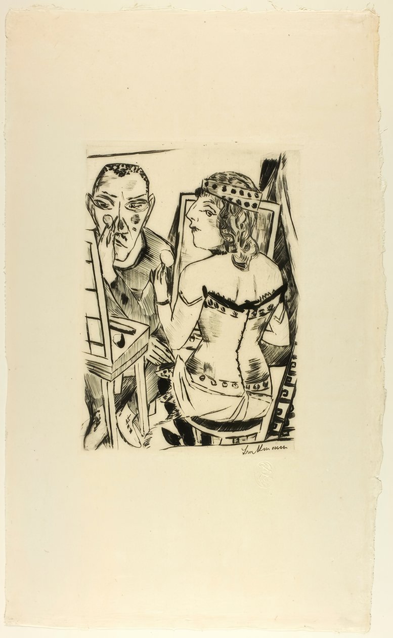 Camerino, tavola due da Jahrmarkt da Max Beckmann